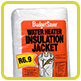 Install an insulating wrap on your hot water heater