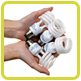Properly dispose of used fluorescent light bulbs