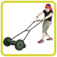 Use a push reel or electric mower instead of a gas-powered mower, or refrain from mowing sections of your lawn