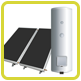 Install a solar water heating system